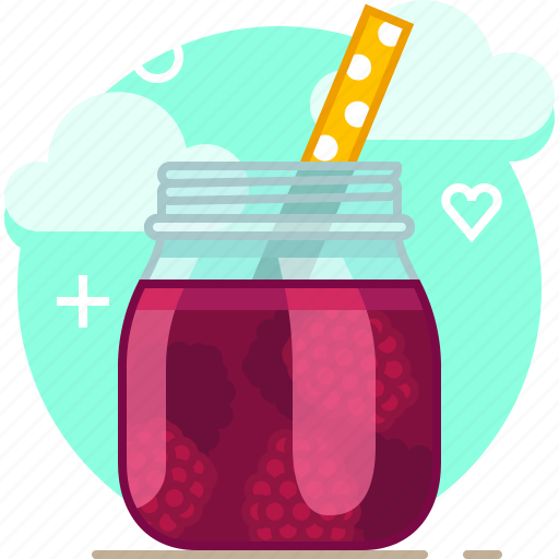 Drink, fit, fruit, raspberry, smoothie, vitamins icon - Download on Iconfinder
