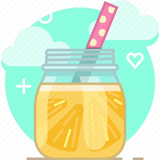 Drink, fruit, lemon, pineapple, smoothie, vitamins icon - Download on Iconfinder