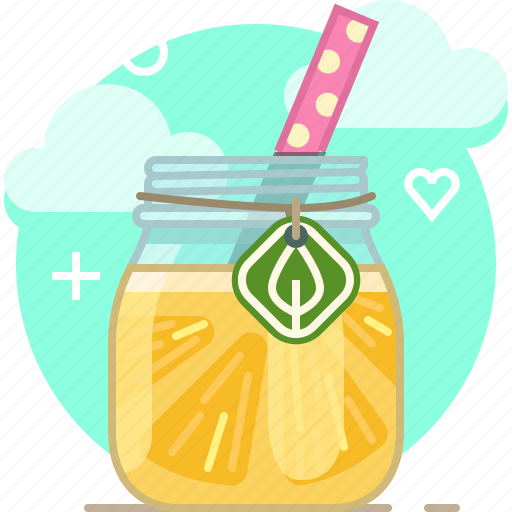 Drink, fruit, lemon, pineapple, smoothie, vitamins icon - Download on Iconfinder