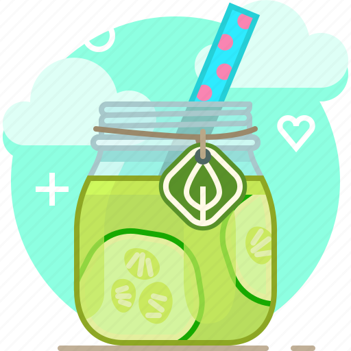 Cucumber, drink, fit, smoothie, vegetable, vitamins icon - Download on Iconfinder