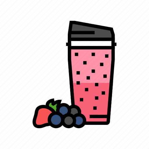 Berry, smoothie, fruit, juice, food, shake icon - Download on Iconfinder