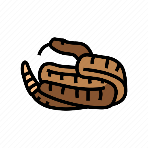 Rattlesnake, animal, snake, serpent, viper, cobra icon - Download on Iconfinder
