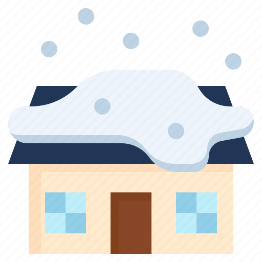 House, snow, winter, removal, weather icon - Download on Iconfinder