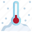 thermometer, degree, winter, snow, meteorology 