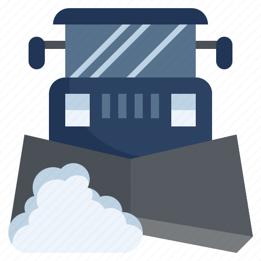 Tractor, snow, transportation, improvement, removal icon - Download on Iconfinder