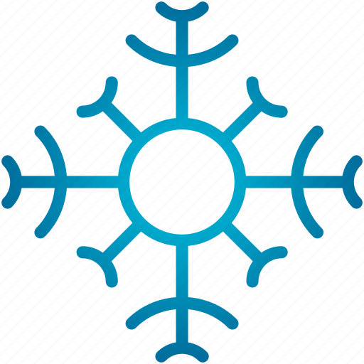 Snowflake, winter, cold, weather, snow icon - Download on Iconfinder