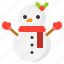 christmas, snow, snowman, winter 