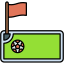 corner, field, soccer, flag, match, competition 