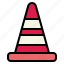 barrier, cone, cones, tool, training 