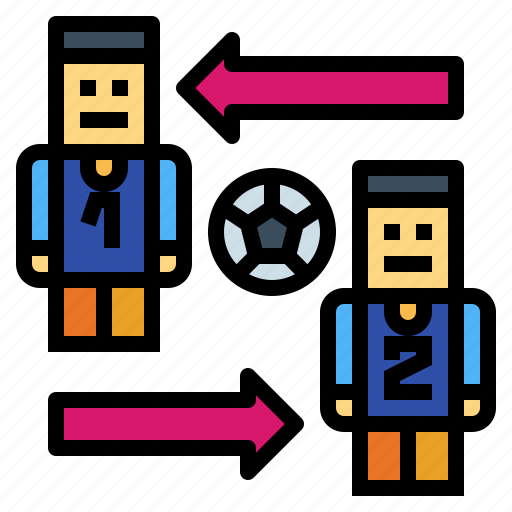 Change, players, soccer, substitution icon - Download on Iconfinder