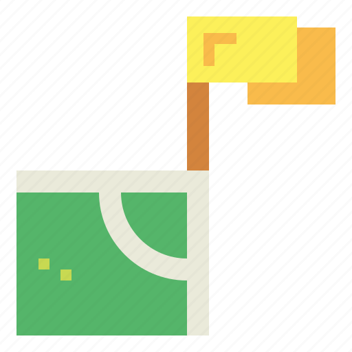 Corner, field, flag, triangular icon - Download on Iconfinder