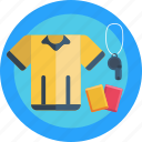 whistle, yellow card, soccer, jersey, referee, football, red card