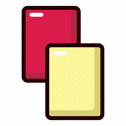 Amonestation, referee, football, cards icon - Download on Iconfinder