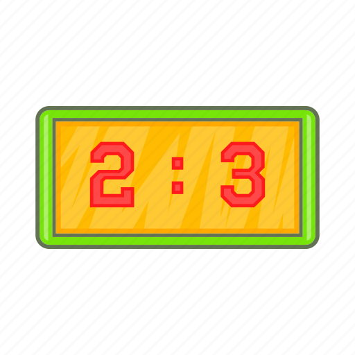 Cartoon, football, points, score, scoreboard, screen, sign icon - Download on Iconfinder