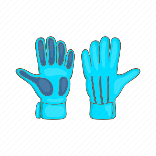 Cartoon, catch, football, gloves, goalkeeper, rubber, sign icon - Download on Iconfinder