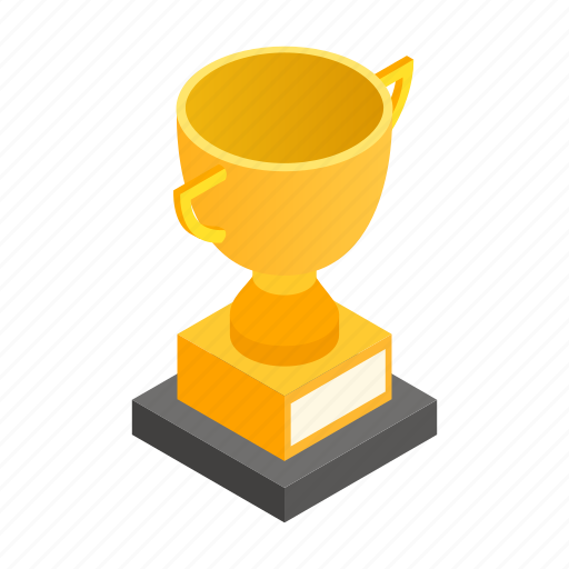 Best, champion, first, golden, isometric, place, success icon - Download on Iconfinder