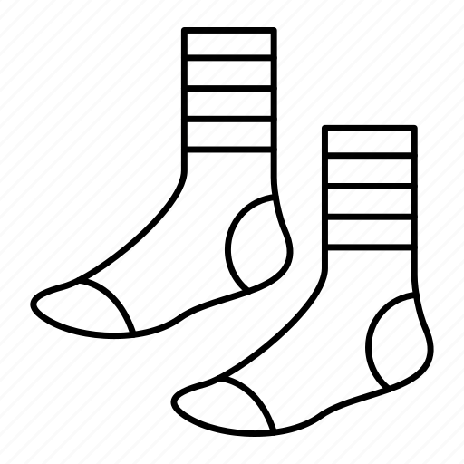 Socks, pair, footwear, sport, clothes icon - Download on Iconfinder