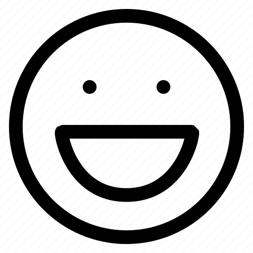 Emoticon, face, grin, happy, smile, social, very icon - Download on Iconfinder