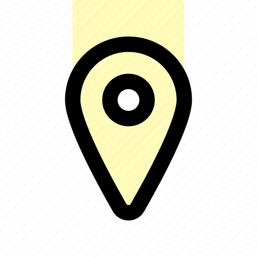 Map, navigation, pointer, travel, drop pin, location symbol icon - Download on Iconfinder