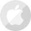 apple, communication, logo, mobile, silver, telephone 