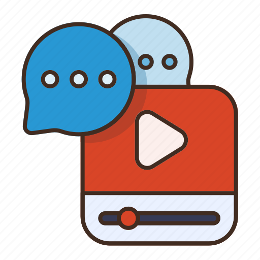 Broadcast, live, play, video, communication, talk icon - Download on Iconfinder