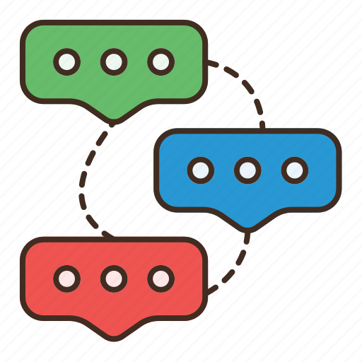 Chat, group, mobile, connection, network, communication icon - Download on Iconfinder