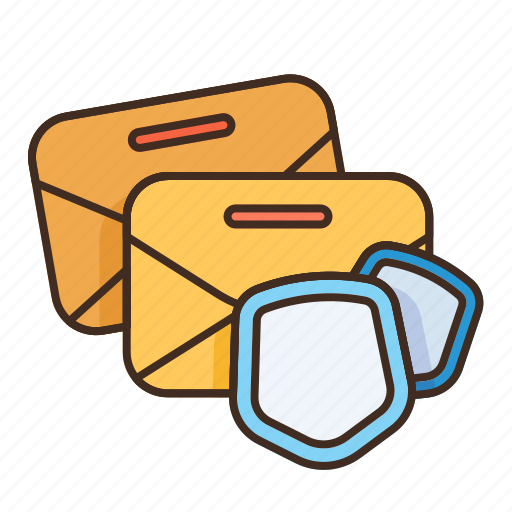 Email, mail, message, privacy, protection, shield icon - Download on Iconfinder