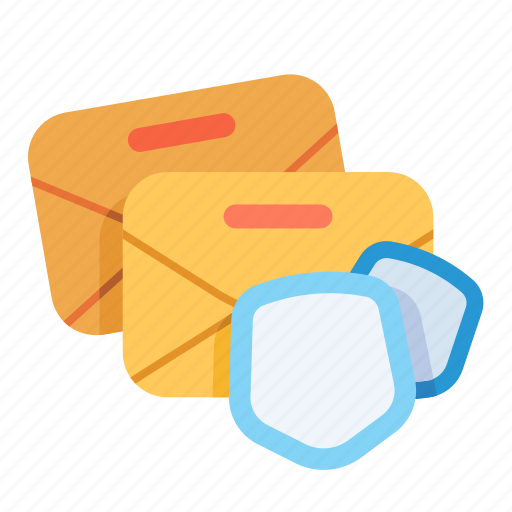 Email, mail, message, privacy, protection, shield icon - Download on Iconfinder
