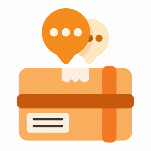 Box, delivery, talk, communication, package icon - Download on Iconfinder