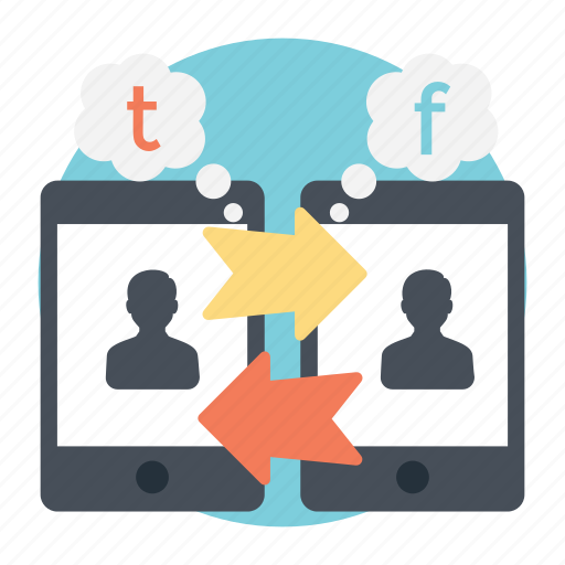 Facebook message, online communication, social chat, tweets, user conversations icon - Download on Iconfinder