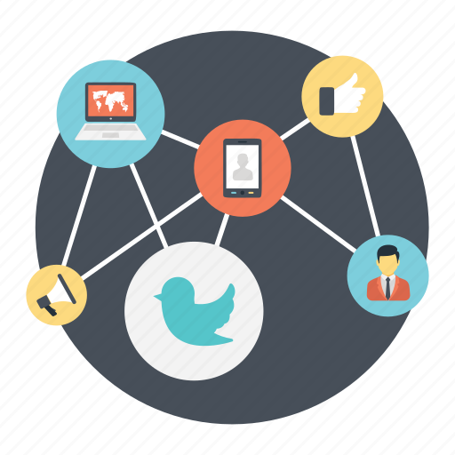 Internet communication, social connection, social media network, twitter, web connectivity icon - Download on Iconfinder