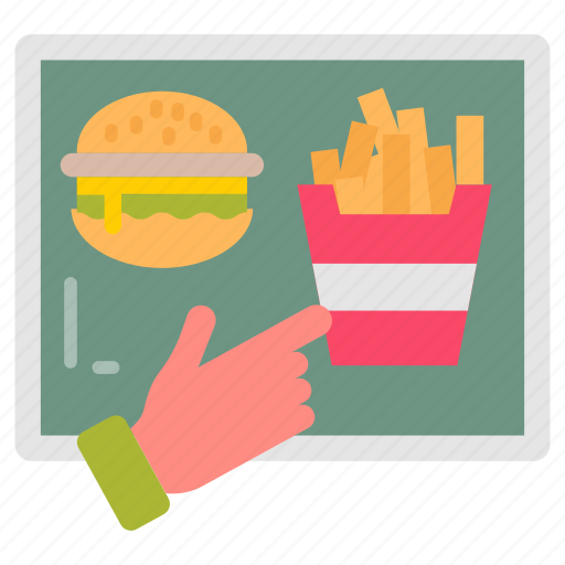 Online, order, confirmation, fries, fast, food icon - Download on Iconfinder