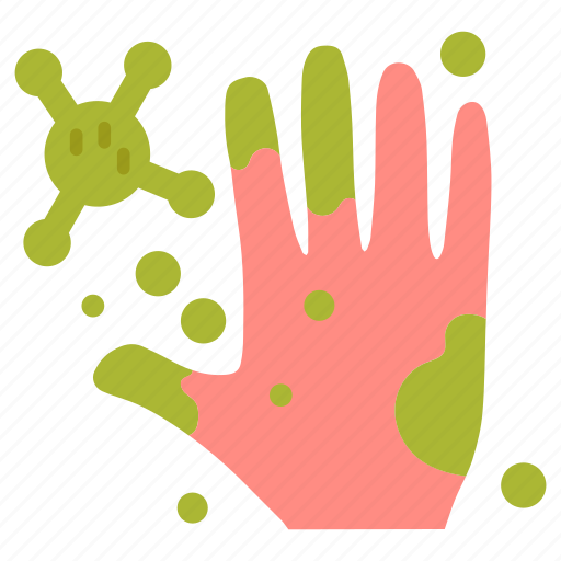 Germs, on, hands, hand, dirty, infection, contagious icon - Download on Iconfinder