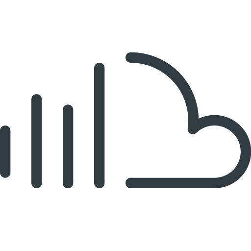 Cloud, logo, media, social, sound icon - Free download