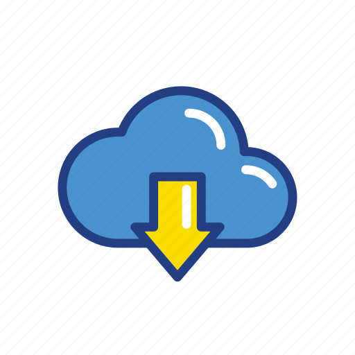 Cloud, database, download, server icon - Download on Iconfinder