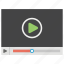 broadcasting, interface, media player, stream, video player, web 