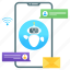 mobile messages, social engagement, mobile app, messaging app, mobile chat 