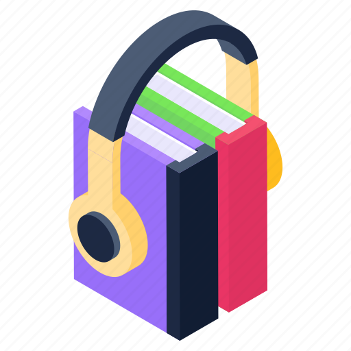 Ebooks, music books, audio books, music library, sound book icon - Download on Iconfinder