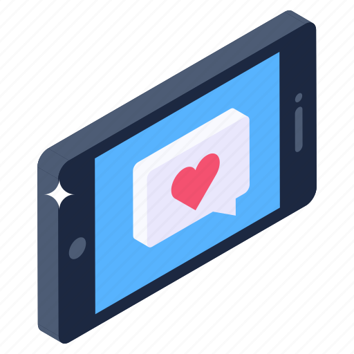 Romantic chat, romantic message, favourite message, mobile dating app, mobile message icon - Download on Iconfinder