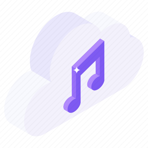 Cloud media, cloud music, cloud songs, cloud entertainment, online music icon - Download on Iconfinder