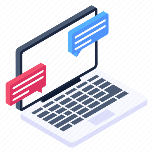 Forum discussion, online chat, online communication, conversation, chatting icon - Download on Iconfinder