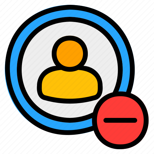 Delete, friend, remove, cancel, minus, user, avatar icon - Download on Iconfinder