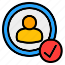 verified, check, mark, checklist, accept, account, avatar