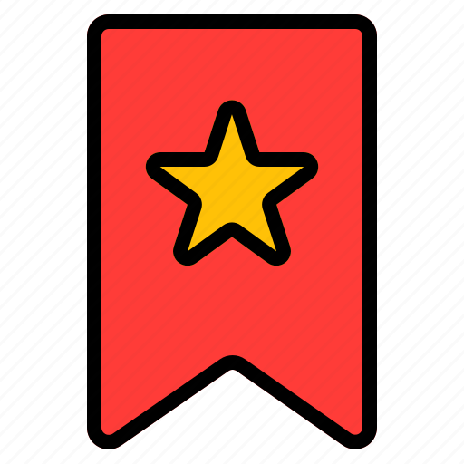 Bookmark, favorite, star, badge, rating, like, award icon - Download on Iconfinder