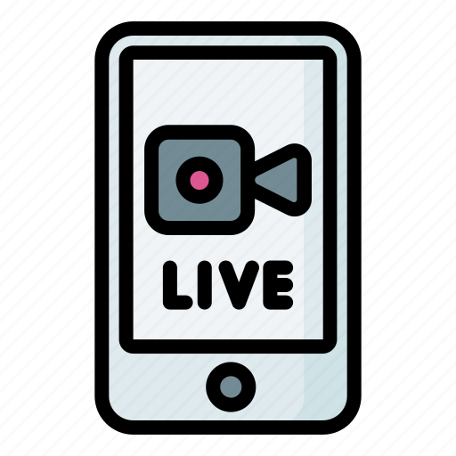 Live, record, phone, video, content icon - Download on Iconfinder