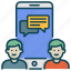 chat, communication, live chat, mobile chat, online 