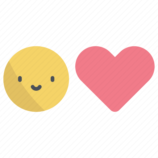 Reaction, emoji, emoticon, like, love, smiley, social media icon - Download on Iconfinder