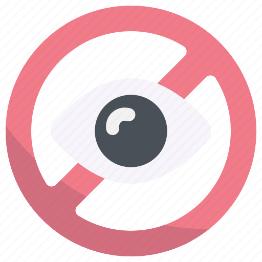Hide, view, eye, forbidden, social media icon - Download on Iconfinder