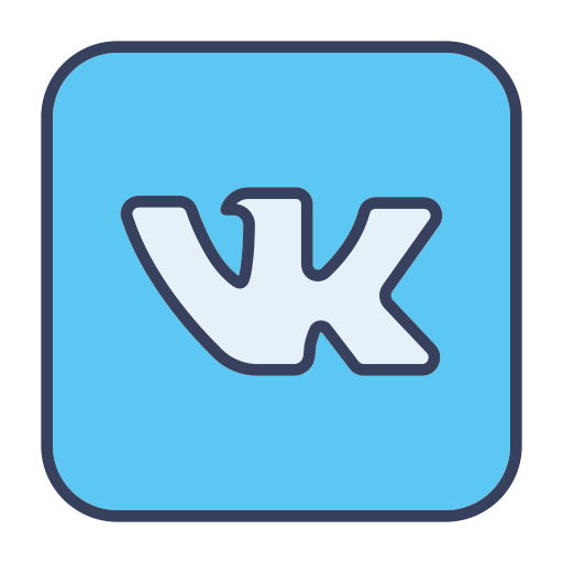 Media, social, vk, vkontakte icon - Free download