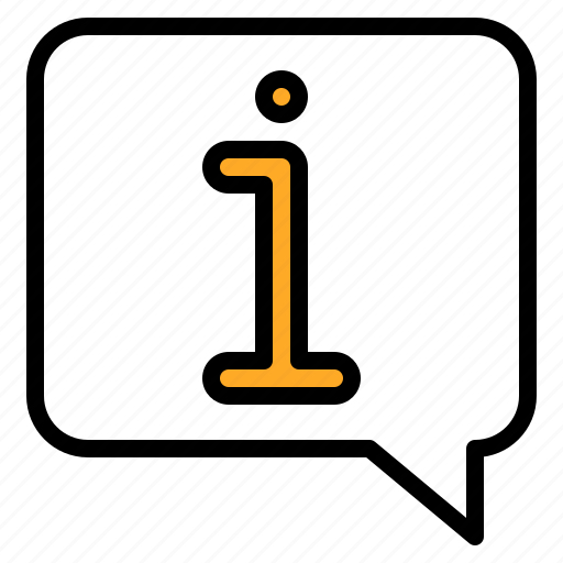 Information, media, social, speech bubble icon - Download on Iconfinder
